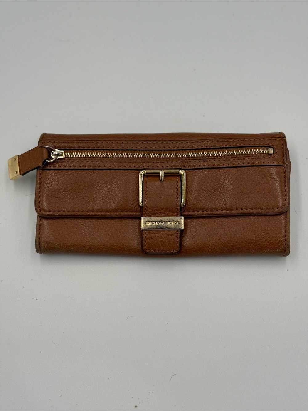 Michael Kors Layton leather Wallet with Buckle